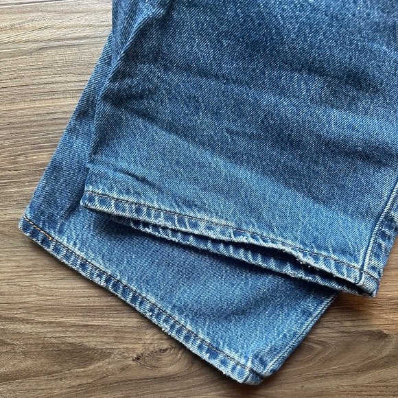 Levi's Ribcage Straight ankle jeans in Georgie Blue - Picture 6 of 6